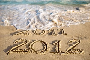 2012 New Year Wishes on Sea